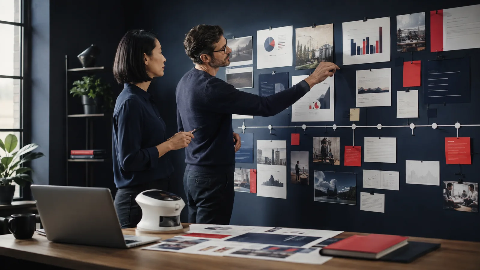A founder and advisor arranging business impact evidence and a Canadian execution timeline