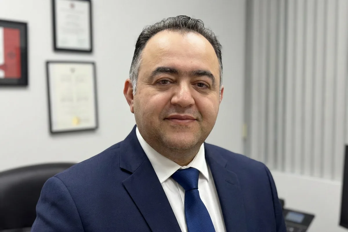 Mohammadreza Nosraty in a professional office setting