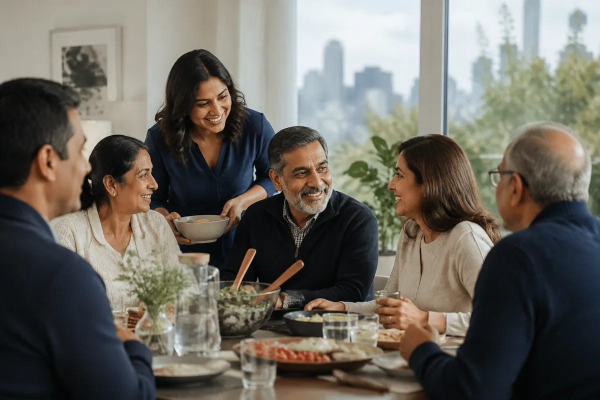 A multigenerational family considering Canadian visitor and sponsorship options